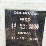 ODENDAAL Nico 1932-2003 & Drika 1936-