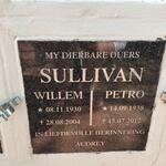 SULLIVAN Willem 1930-2004 & Petro 1938-2012