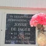 JAGER Jossie, de 1938-2005