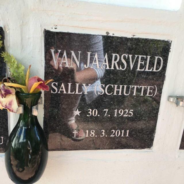 JAARSVELD Sally, van nee SCHUTTE 1925-2011