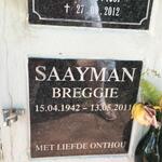 SAAYMAN Breggie 1942-2001