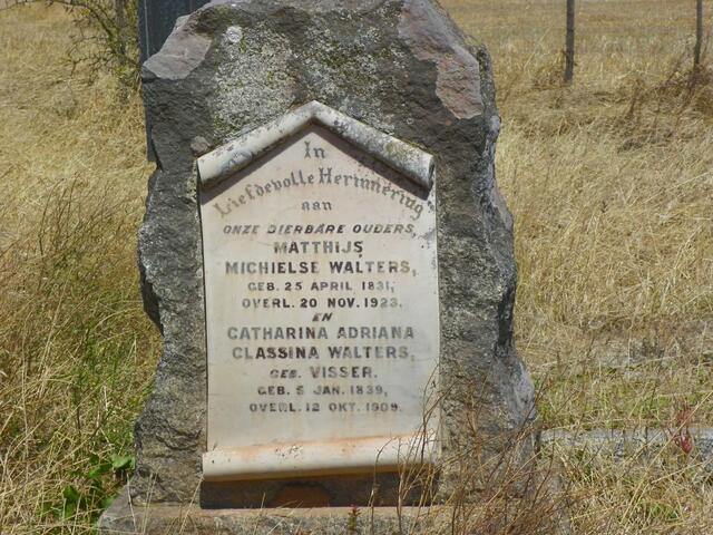 WALTERS Matthijs Michielse 1831-1923 & Catharina Adriana Classina VISSER 1839-1909