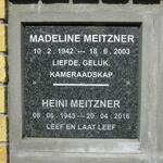 MEITZNER Heini 1943-2016 & Madeline 1942-2003