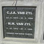 ZYL C.J.A., van 1911-1999 & M.M. 1912-1998