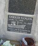 VOGES Dirkie 1959-2007