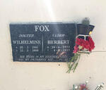 FOX Herbert 1934-2013 :: FOX Wilhelmine 1961-1999