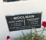 MOOLMAN Johan James 1914-2003 & Magdalena VAN WYK 1923-2012