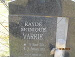 VARRIE Kayde Monique 2001-2003