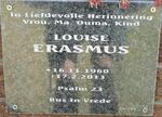 ERASMUS Louise 1960-2013