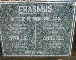 ERASMUS Stollie 1942-2004 & Annetjie 1943-2015