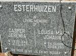 ESTERHUIZEN Casper Jeremia 1942-1997 & Louisa Maria Johanna 1936-2011
