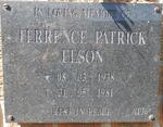 ELSON Terrence Patrick 1938-1981