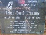 ERASMUS Johan David 1961-1996