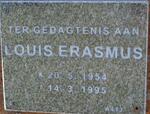 ERASMUS Louis 1954-1995