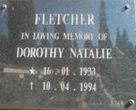 FLETCHER Dorothy Natalie 1933-1994