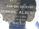 GEEL Henning Albertus 1922-2001