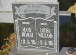 ROACH Mary 1938-2010 :: WILLIAMS Louisa 1960-2002
