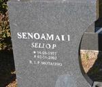 SENOAMALI Selio P. 1957-2002