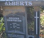 ALBERTS Regina Gertrude 1939-1998