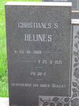HEUNES Christianes S. 1909-1971