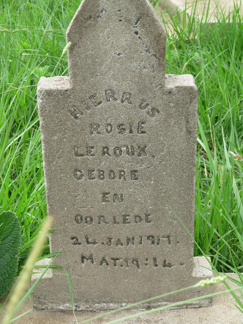 ROUX Rosie, le 1917-1917
