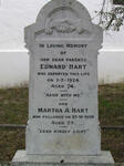 HART Edward -1924 & Martha A. -1938