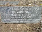 SHARP Erica Mary 1891-1979