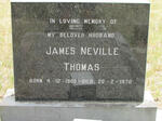 THOMAS James Neville 1909-1970