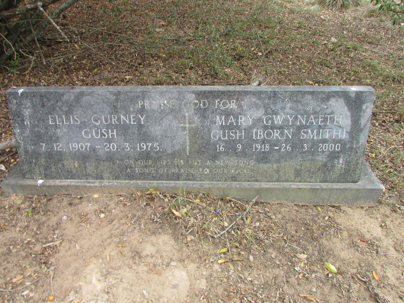 GUSH Ellis Gurney 1907-1975 & Mary Gwynaeth SMITH 1918-2000