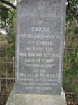FOWLDS William -1915 & Sarah -1886