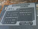 GELDENHUYS Jacobus 1908-1990 & Maria M. 1914-