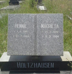 HOLTZHAUSEN Hennie 1915-1988 & Magrieta 1922-1994