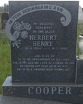 COOPER Herbert Henry 1954-1986