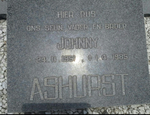 ASHURST Johnny 1951-1985