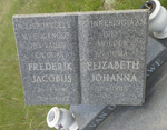 MERWE Frederik Jacobus, van der 1941-198? & Elizabeth Johanna 1945-