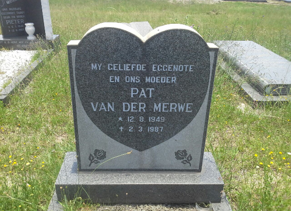 MERWE Pat, van der 1949-1987