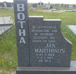 BOTHA Jan Marthinus 1924-1987