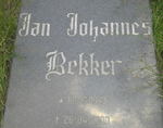 BEKKER Jan Johannes 1943-2000