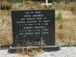 JACOBS Jafta Jacobus 1901-1981 & Harriet Helenia 1901-1989