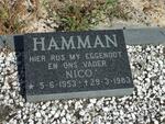 HAMMAN Nico 1953-1983