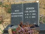 ? Doreen nee JACOBS 1940-2001