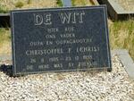 WIT Christoffel F., de 1905-1995