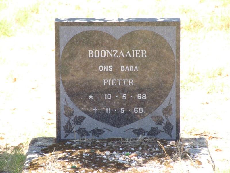 BOONZAAIER Pieter 1968-1968