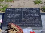 FRANSMAN Marthinus Albertus 1916-1996 & Elizabeth Margaretha DOMINGO 1915-2006