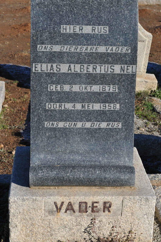 NEL Elias Albertus 1879-1956