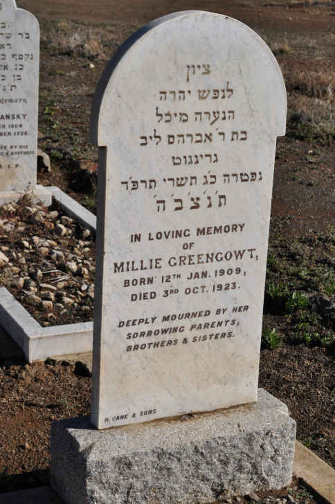 GREENGOWT Millie 1909-1923