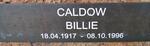 CALDOW Billie 1917-1996