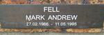 FELL Mark Andrew 1966-1995