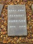 HARRISON Mary Anne nee PEABODY 1895-1968