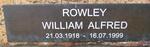 ROWLEY William Alfred 1918-1999